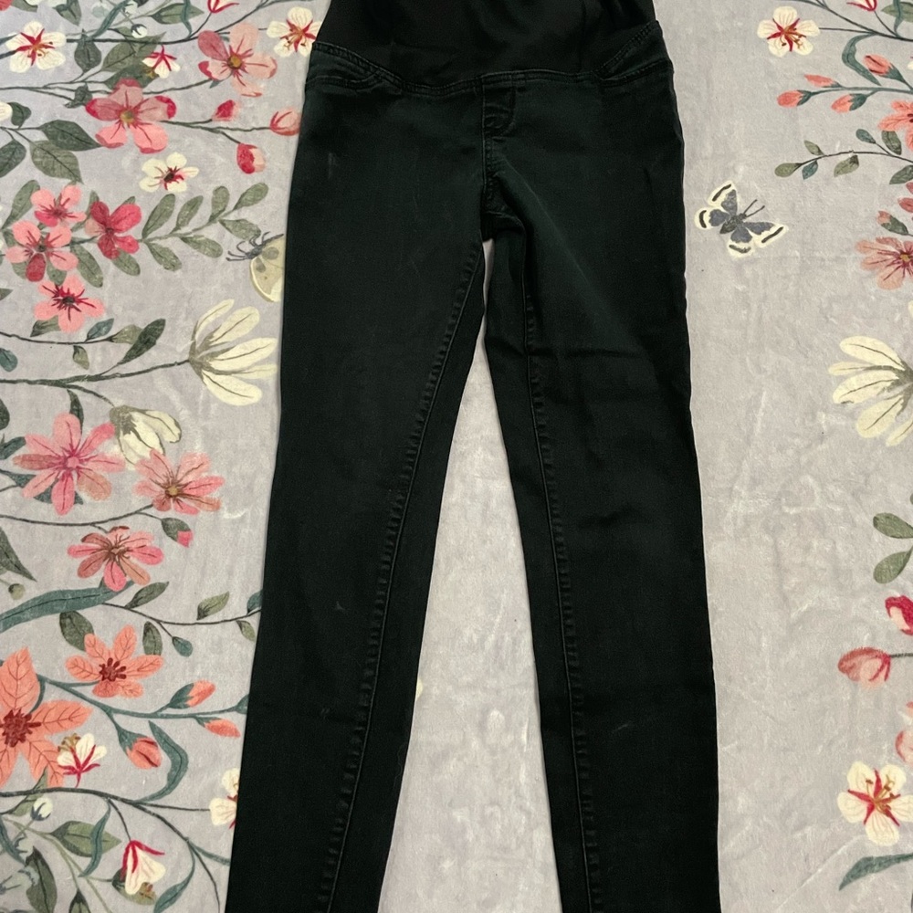 Ingrid & Isabel Black Maternity Skinny Jeans